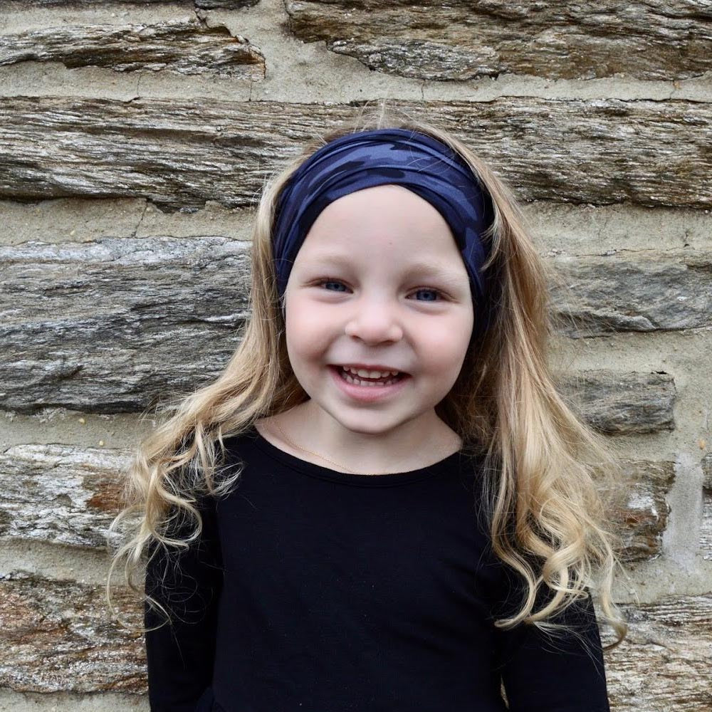 Gray Camo Face Cover/Headband