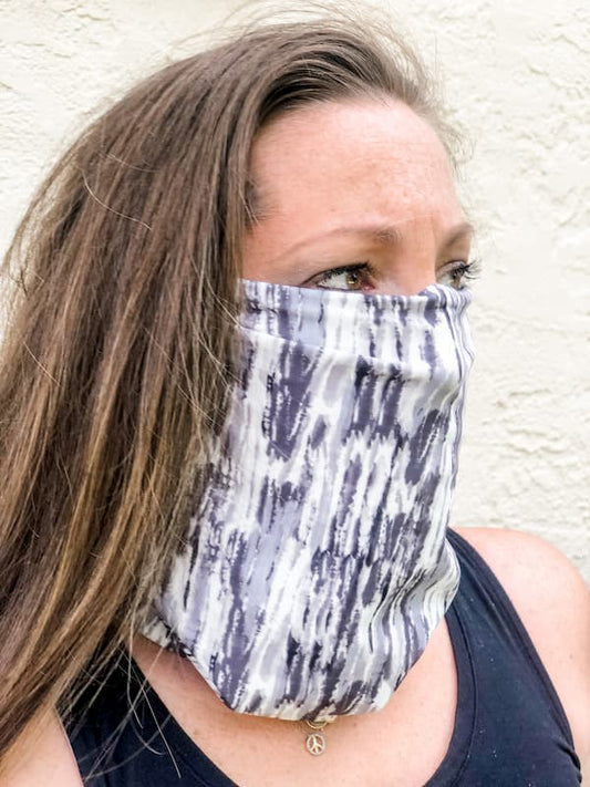 Gray Haze Face Cover/Headband