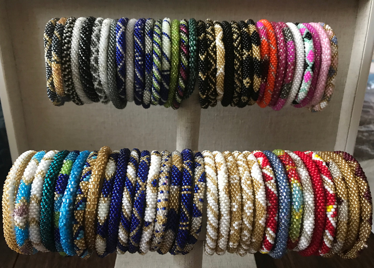 Nepal roll on bracelets