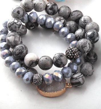 Gemstone bracelets