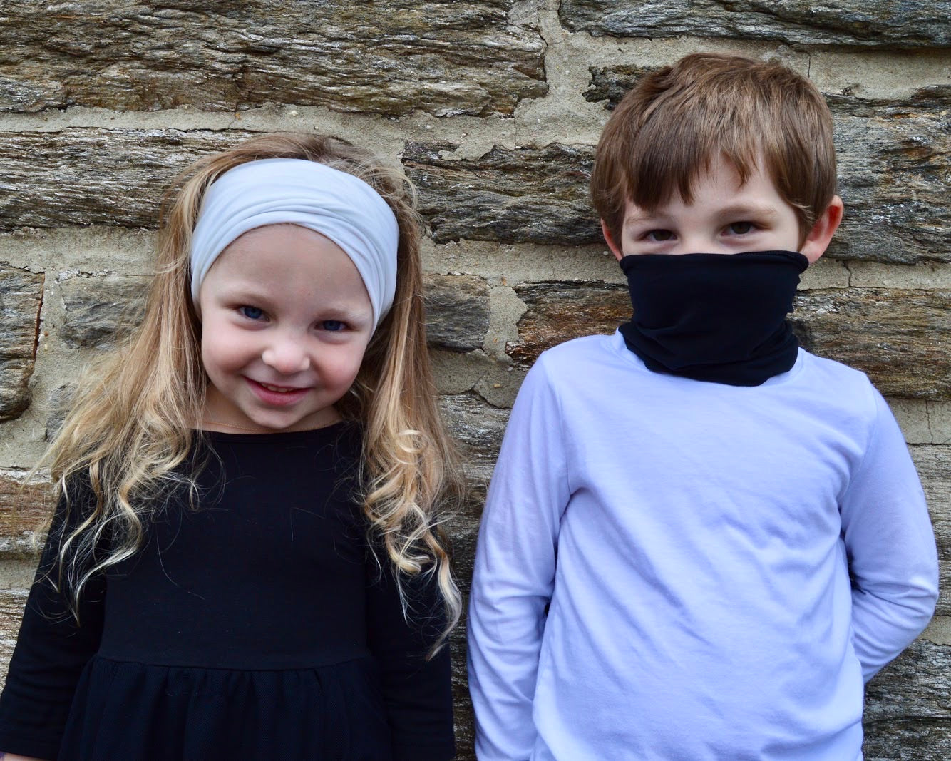 White Face Cover/Headband
