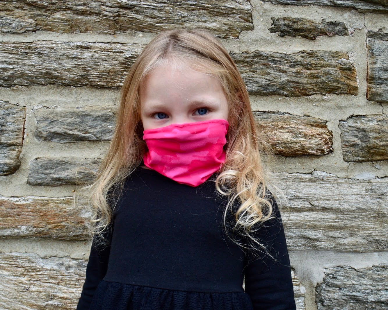 Pink Camo Face Cover/Headband