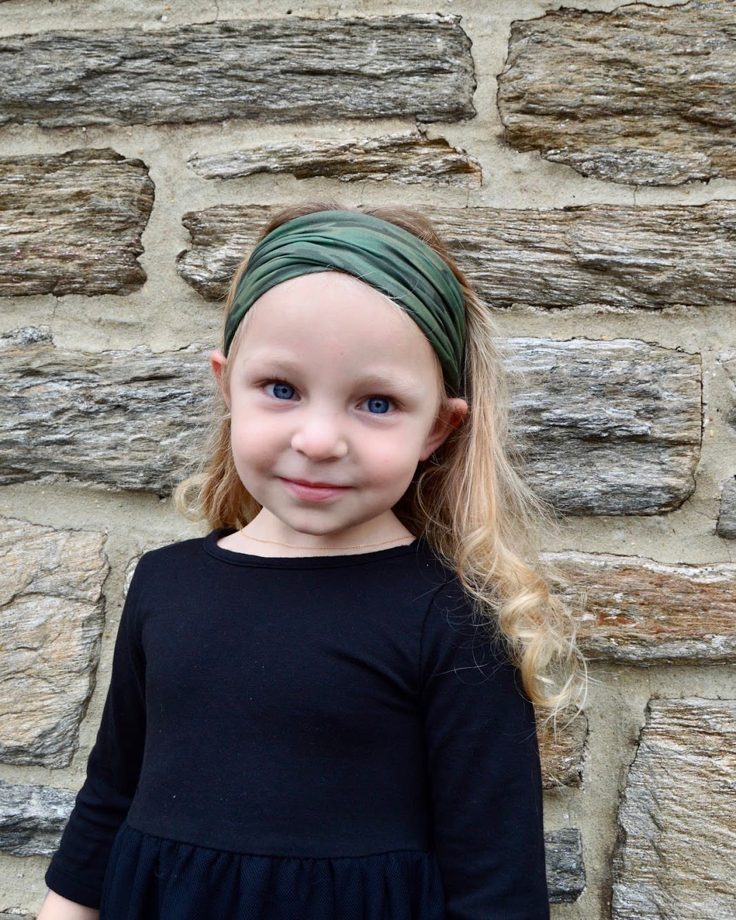 Olive Camo Face Cover/Headband