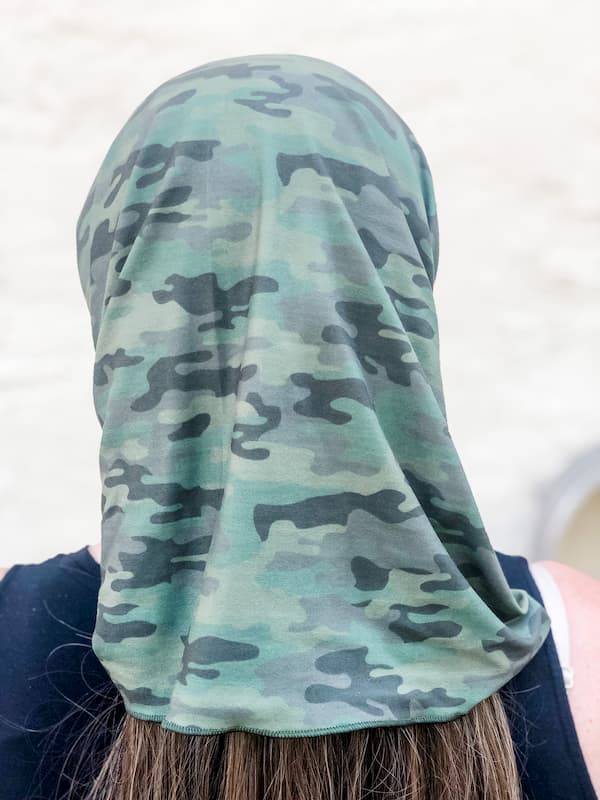 Olive Camo Face Cover/Headband