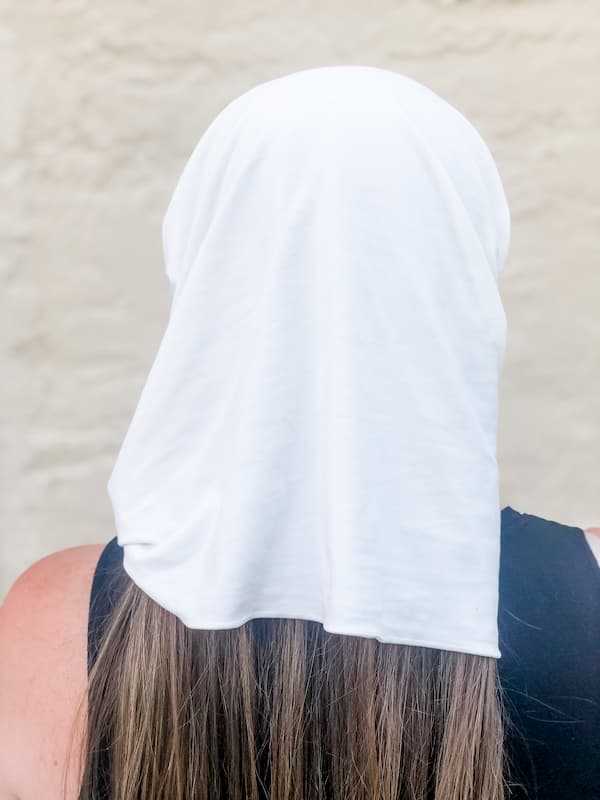 White Face Cover/Headband