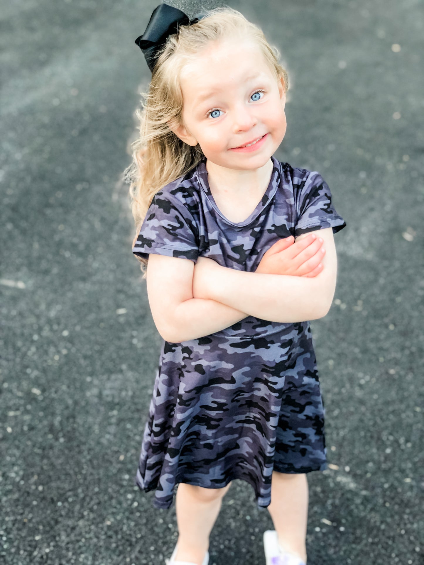 Gray Camo Dress