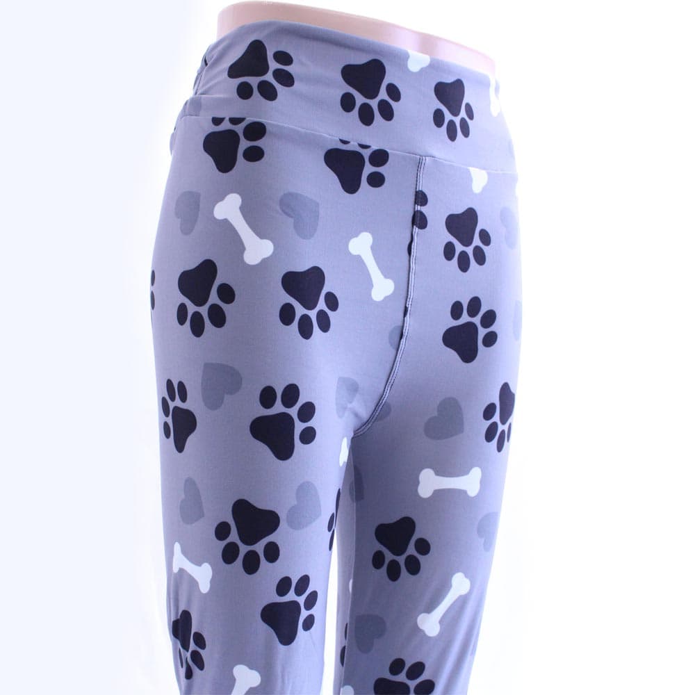 Puppy love pattern leggings by Jolina Boutique