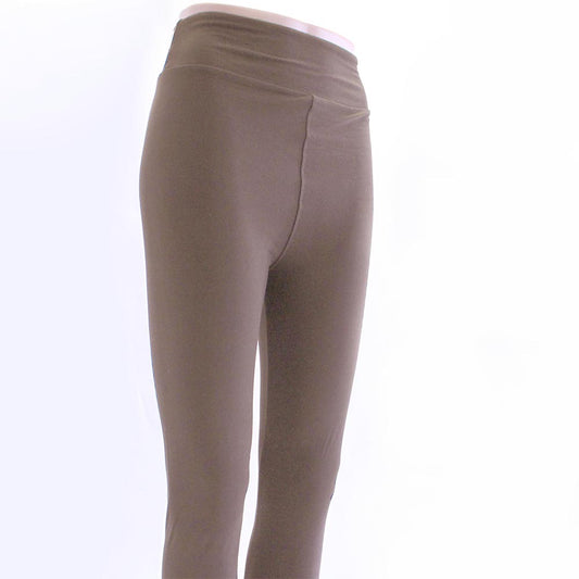Solid mushroom colored leggings for women by Jolina Boutique