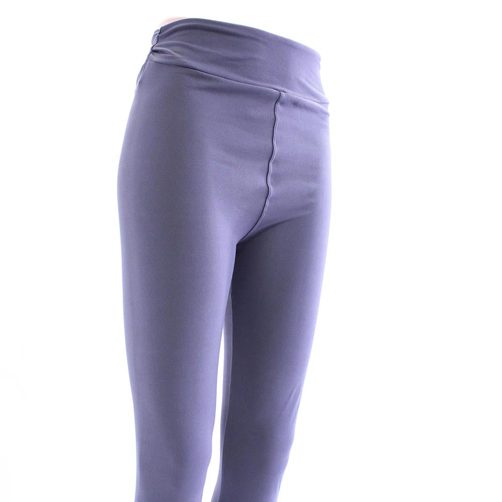 Solid slate gray colored leggings for women by Jolina Boutique